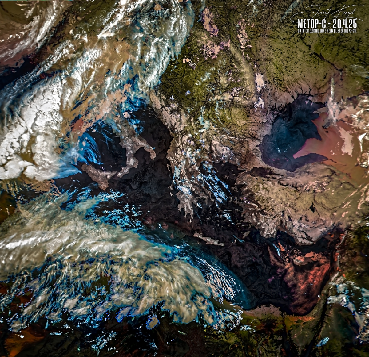 4.25 MetOpC avhrr 3 AVHRR 3b45 IR False Color